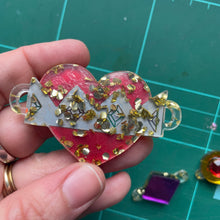 Load image into Gallery viewer, Queen of Hearts Statement Necklace - SAMPLES