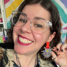 Load image into Gallery viewer, Glitter BANG Cracker earrings