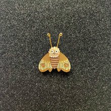 Load image into Gallery viewer, Ms Moth Brooch - Gold - PRE-ORDER