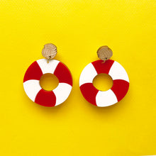 Load image into Gallery viewer, Life Belt Earrings