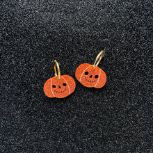 Load image into Gallery viewer, Pumpkin Earrings