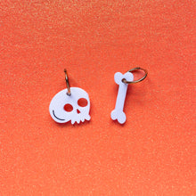 Load image into Gallery viewer, Skull and Bone Earrings