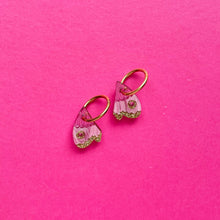 Load image into Gallery viewer, Moth Wing Earrings - Pink - PRE-ORDER