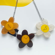 Load image into Gallery viewer, Flower Power Trio necklace