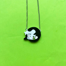 Load image into Gallery viewer, Croissant Cat Pendant