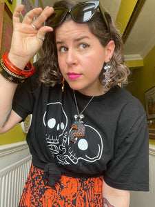 Halloween Slug necklace