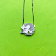 Load image into Gallery viewer, Croissant Cat Pendant