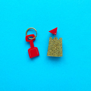 Sandcastle & Spade Earrings - PRE ORDER