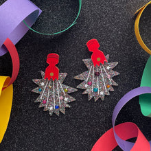 Load image into Gallery viewer, Glitter BANG Cracker earrings