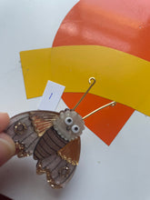 Load image into Gallery viewer, Ms Moth Brooch - Gold - SECONDS