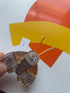 Ms Moth Brooch - Gold - SECONDS