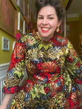 Load image into Gallery viewer, Star-Crossed Earrings - Red Marble &amp; Gold Mirror