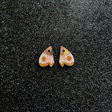 Load image into Gallery viewer, One off Moth Wing Earrings - Peach Melba