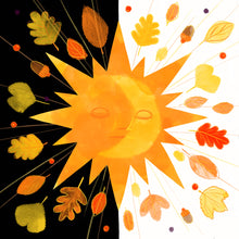 Load image into Gallery viewer, Autumn Equinox - square giclee illustration print - PRE-ORDER