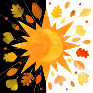 Autumn Equinox - square giclee illustration print - PRE-ORDER