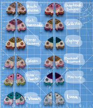 Load image into Gallery viewer, One off Moth Wing Earrings - Celeste