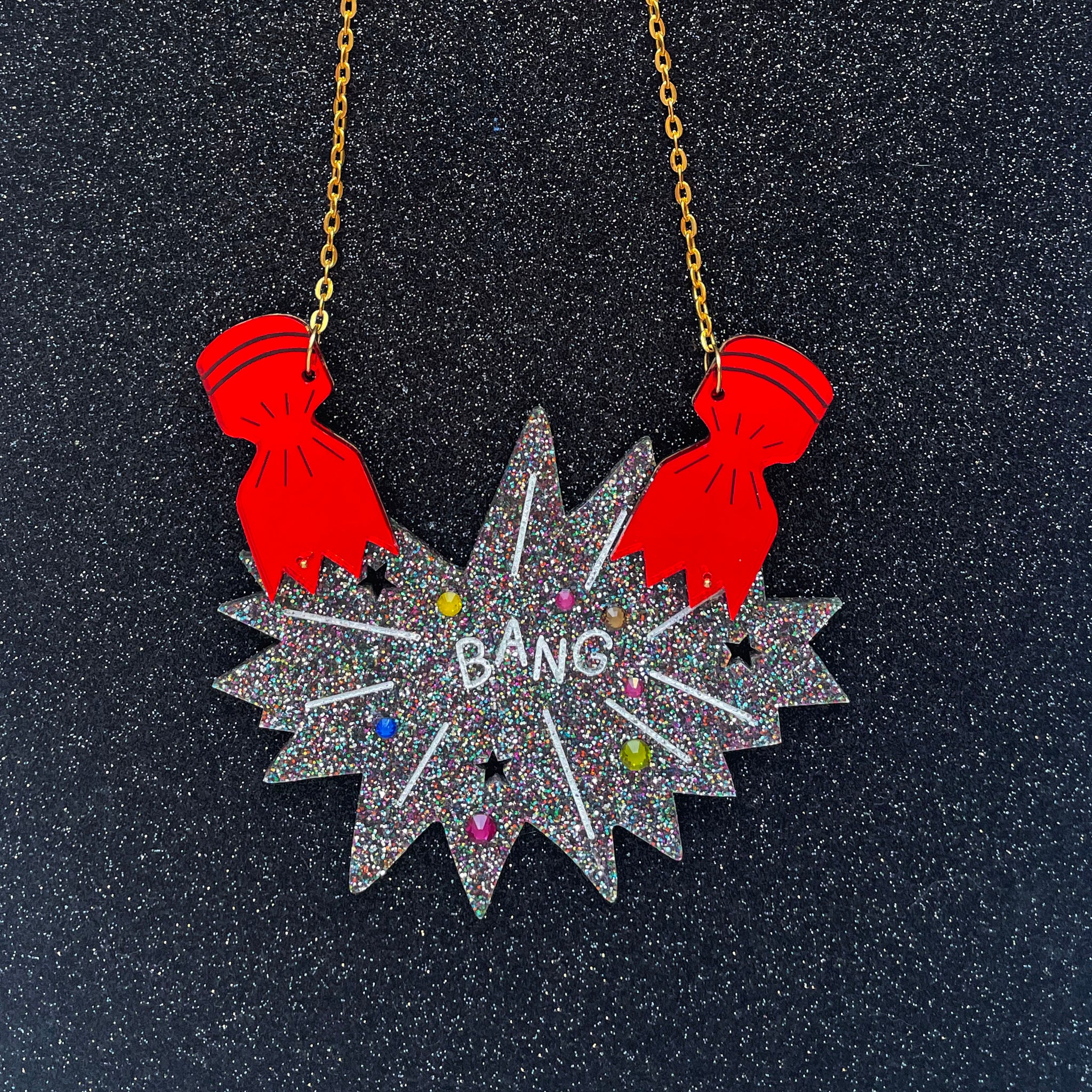 Christmas statement necklace hotsell