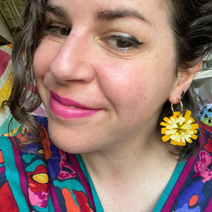 Dandelion earrings