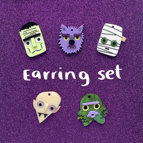 Monster, Monster Earring Set - PRE-ORDER