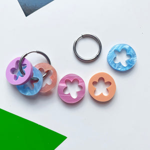 Flower Scrap Earring Sets