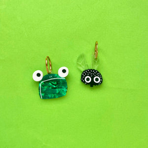 Frog & Fly Earrings