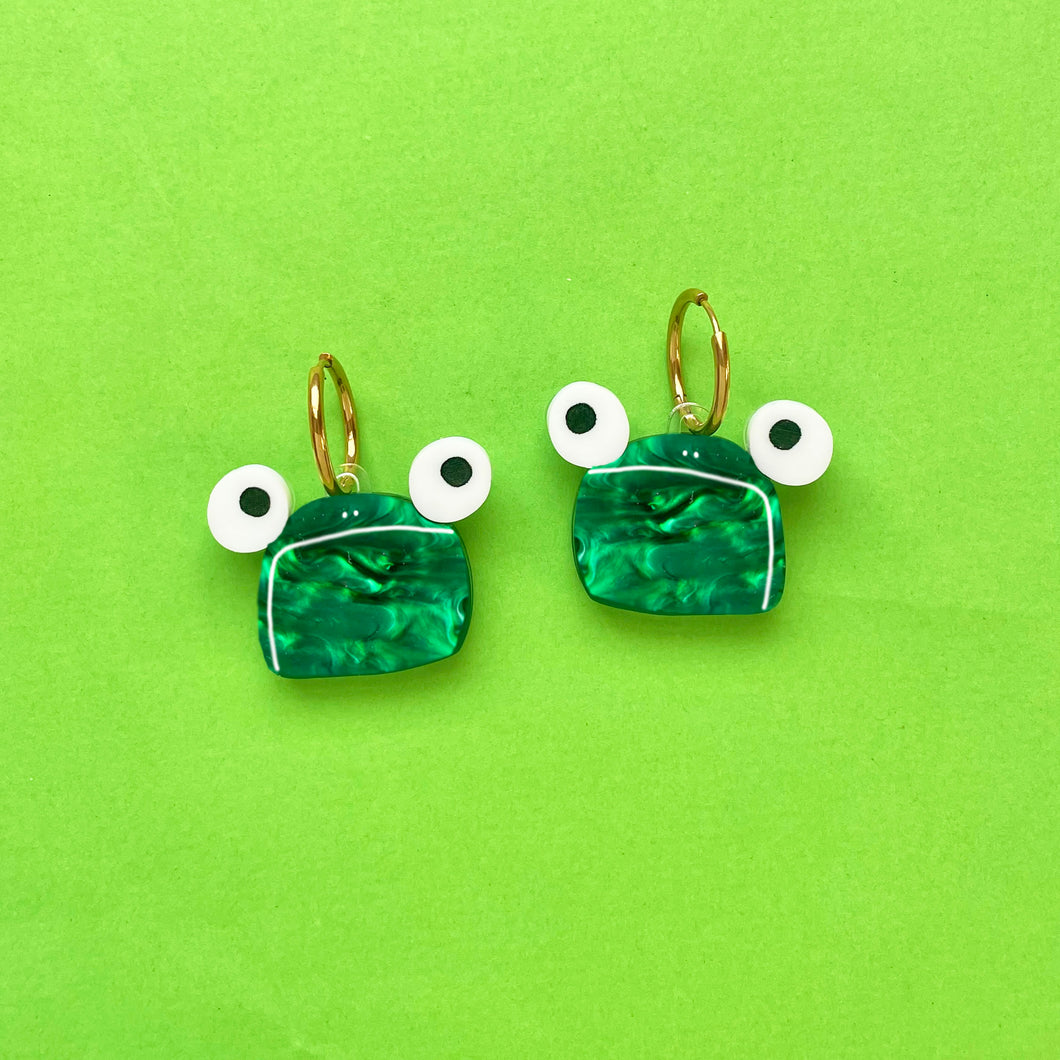 Frog & Fly Earrings