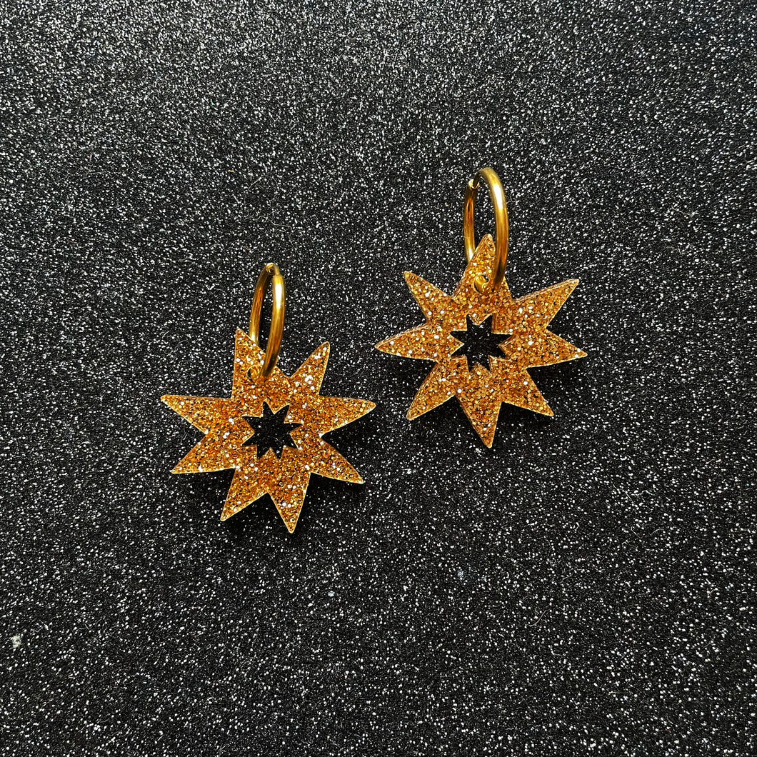 Burst Cut Out Earrings