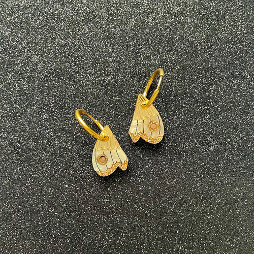 Moth Wing Earrings - Gold - PRE-ORDER