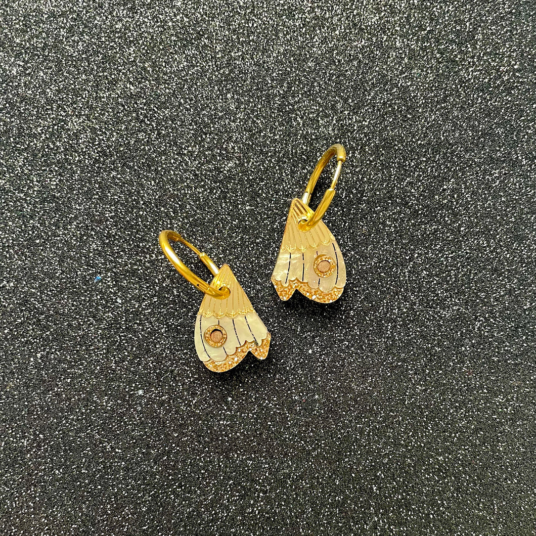 Moth Wing Earrings - Gold - PRE-ORDER