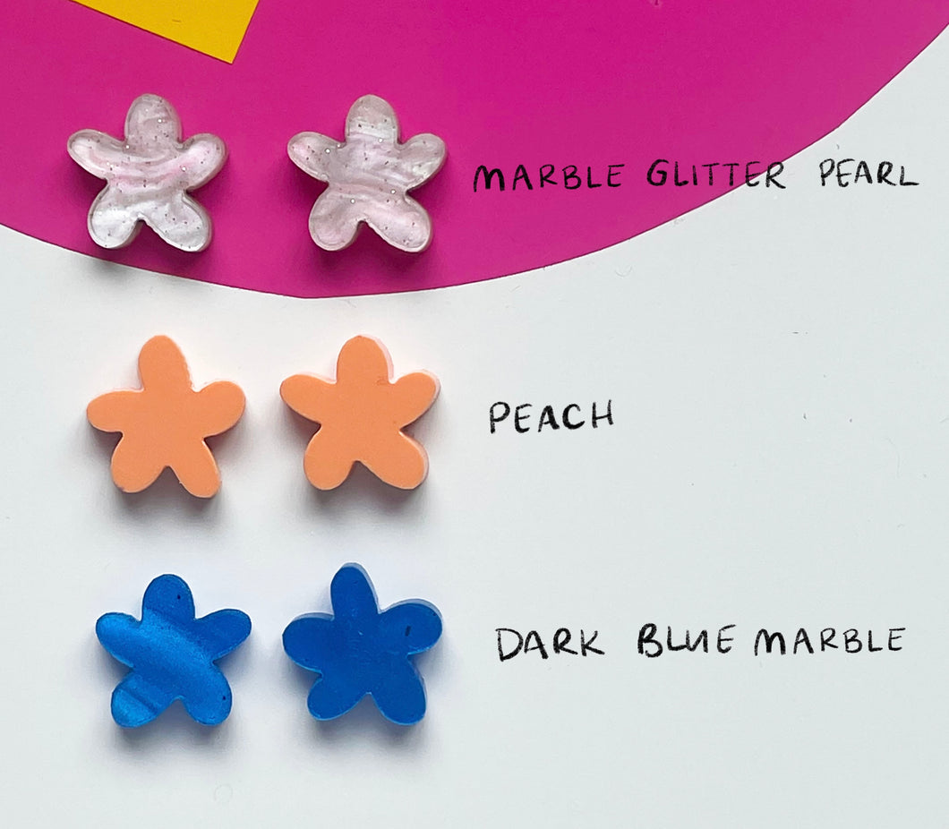 Just Peachy Baby Daisy Studs - PRE-ORDER