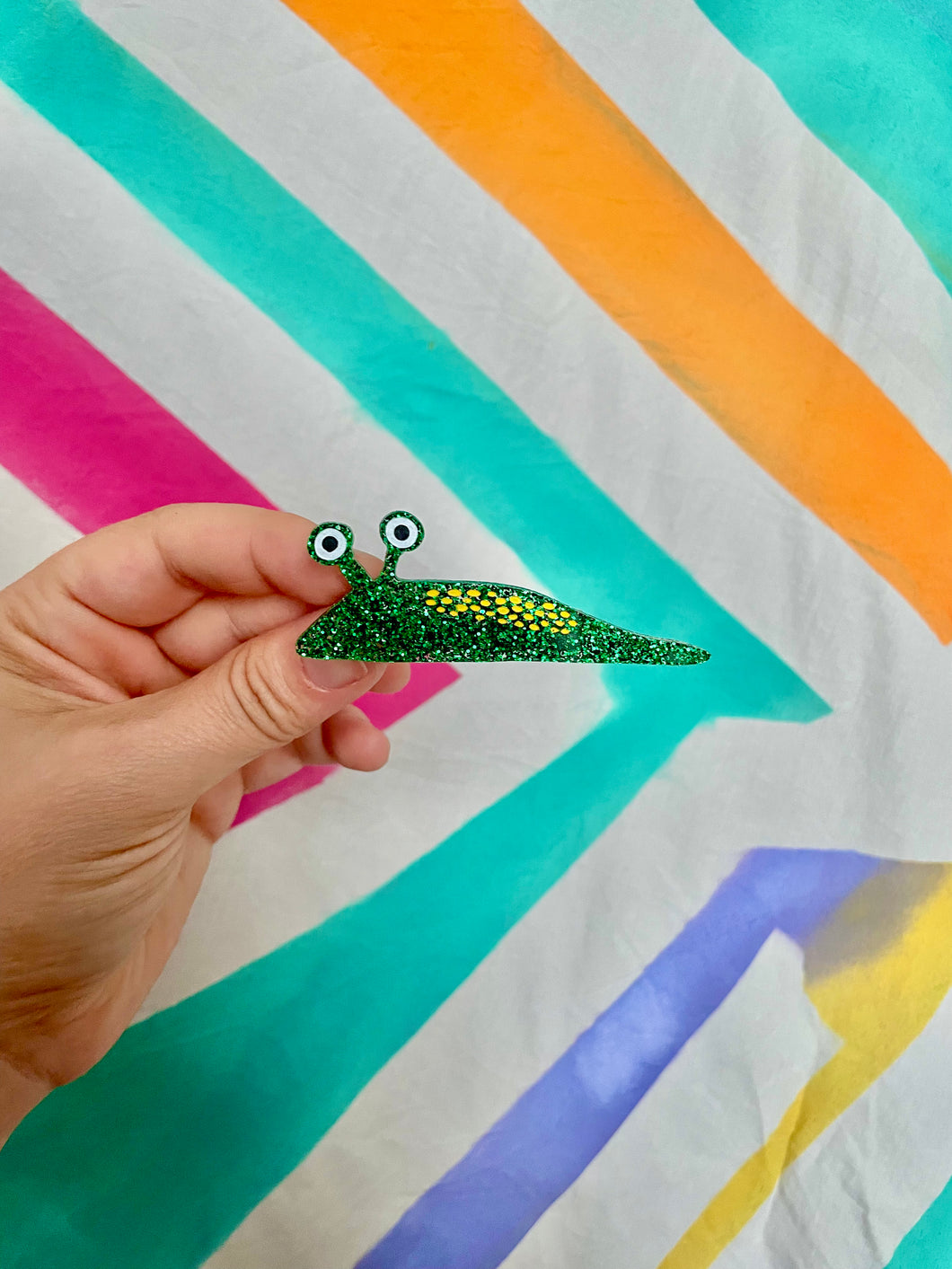 Slug Brooch or Hair Grip