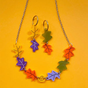 Oak Leaf Double Dangles