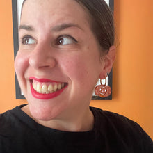Load image into Gallery viewer, Pumpkin Earrings