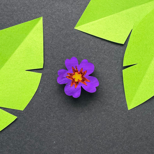 Flower Brooches and Hair Grips