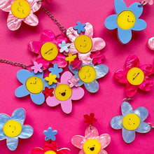 Load image into Gallery viewer, Spring Blossom Daisy Bouquet - statement necklace