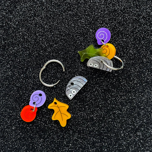 Forest Floor Earring Charm set