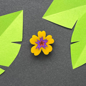 Flower Brooches and Hair Grips