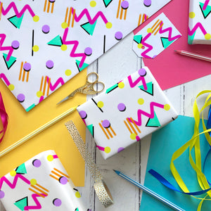 90s Pattern wrapping paper sheet