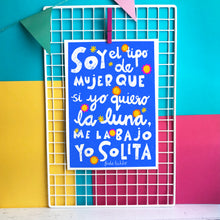 Load image into Gallery viewer, Frida Kahlo La Luna - digital illustration - unframed giclee print