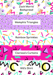 Clarissa’s Curtains Tea Towel