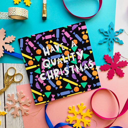 Quality Christmas - blank Christmas card