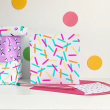 Load image into Gallery viewer, Rainbow Sprinkles - blank greeting card