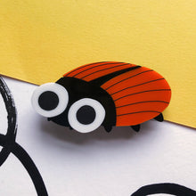 Load image into Gallery viewer, Potato Beetle Brooch