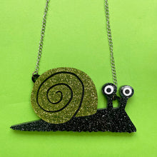 Load image into Gallery viewer, The Goth Snail Necklace - PRE-ORDER