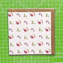 Load image into Gallery viewer, Festive Pattern Christmas Card - from the archives