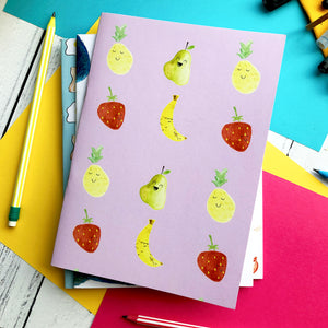 Fruit Cocktail A5 Unlined Notebook