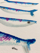 Load image into Gallery viewer, Sardine Illustration - unframed giclee print