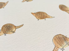 Load image into Gallery viewer, Armadillo illustration - unframed print