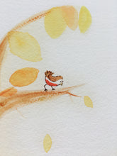 Load image into Gallery viewer, Autumn Fox illustration - unframed giclee print