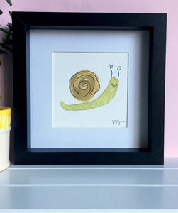 Snail Illustration unframed mini-print